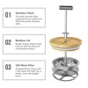 StramperPress| French Press coffee maker | HourGlass Timer| Coffee Press|