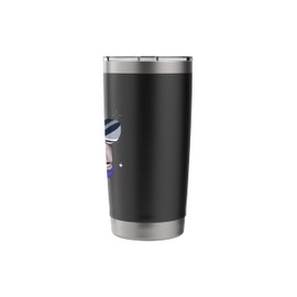Monkey with VR Glasses Virtual Reality Stainless Steel Insulated Tumbler