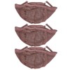 3pcs Stretchable Stocking Wig Cap Breathable Nylon Mesh Hat for