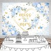 Mocsicka Miss to Mrs Bridal Shower Backdrop Boho Something Blue