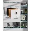 Recessed Outlet Box, DBVS1C-1 Low Profile Exterior Electrical Outlet Box
