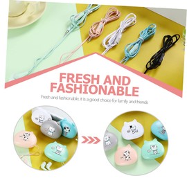 IWOWHERO Wired in Ear Earbuds with Microphone Lightweight Comfortable Headphones for and Portable Design for Everyday Use for Family and Friends