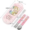 Skater TACC2AG-A Children's Ag+ Antibacterial Trio Set, Chopsticks, Spoon, Fork,