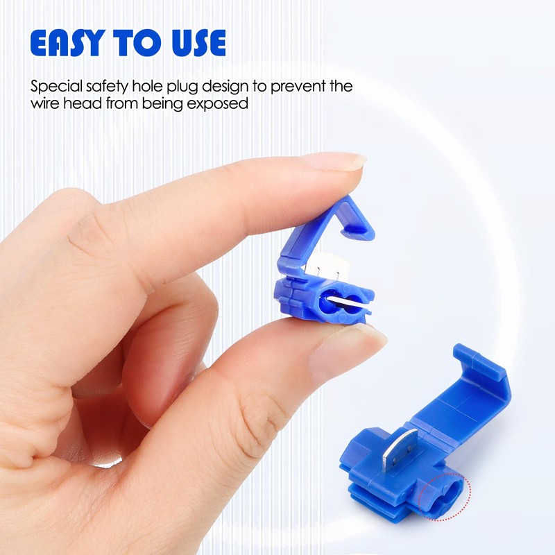 Cable Junction Connector, Pack of 100 Branch Connectors, Car Power
