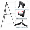 64" Aluminum Telescoping Display Easel, Adjustable Easel Stand for Sign,