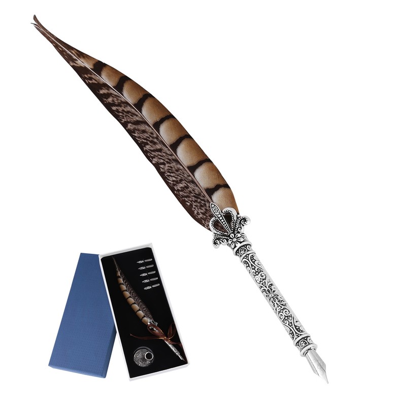 Antique Feather Fountain Dip Pen Quill Pen Writing Stationery Business