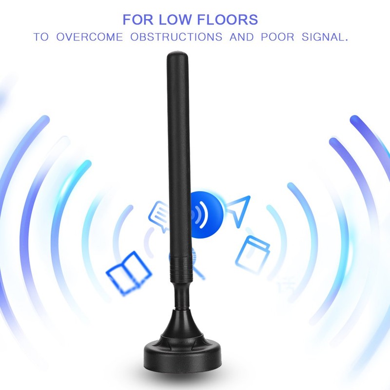 Fosa Home 25dB High Gain FM Radio Antenna Low Floor