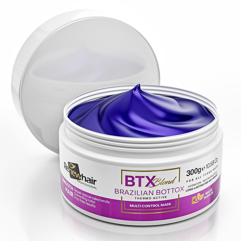 Renew Hair Professional BTX BLONDE 300g Botosmart Brazilian Treatment Anti