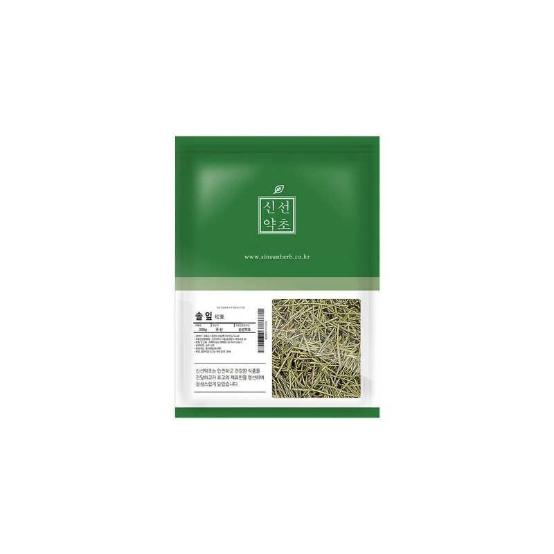 신선약초 국산 솔잎 300g Fresh Herbal Korean Pine Needles 300g