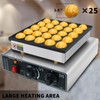 KOOTEN Mini Dutch Pancake Maker, Commercial Electric Pizzelle Maker, 110V