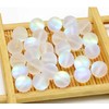 100Pcs Matte Crystal Glass Beads,Moonstone Beads,Exquisite Mermaid Aurora Beads for