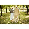 Wooden Palm Walking Stick | Crutch Support Wood & Brass