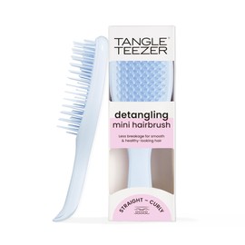 TANGLE TEEZER Tangle Teezer Ultimate Detangler Hairbrush, Eliminates Knots & Reduces Breakage, Mini Hair Brush for Travel, Small Hands & All Hair Types, Digital Lavender