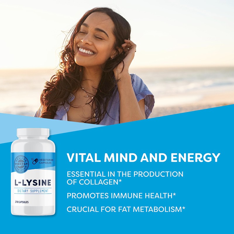 Vimergy L-Lysine – Promotes Healthy Skin, Hair & Nails* –
