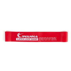 I Wanna Loop Band Level 3 Red (0.7mm) Home Workout Hip-Up Strength Resistance Exercise H / 루프밴드 3단계 레드 (0.7mm) 홈트 힙업 근력 저항운동 H
