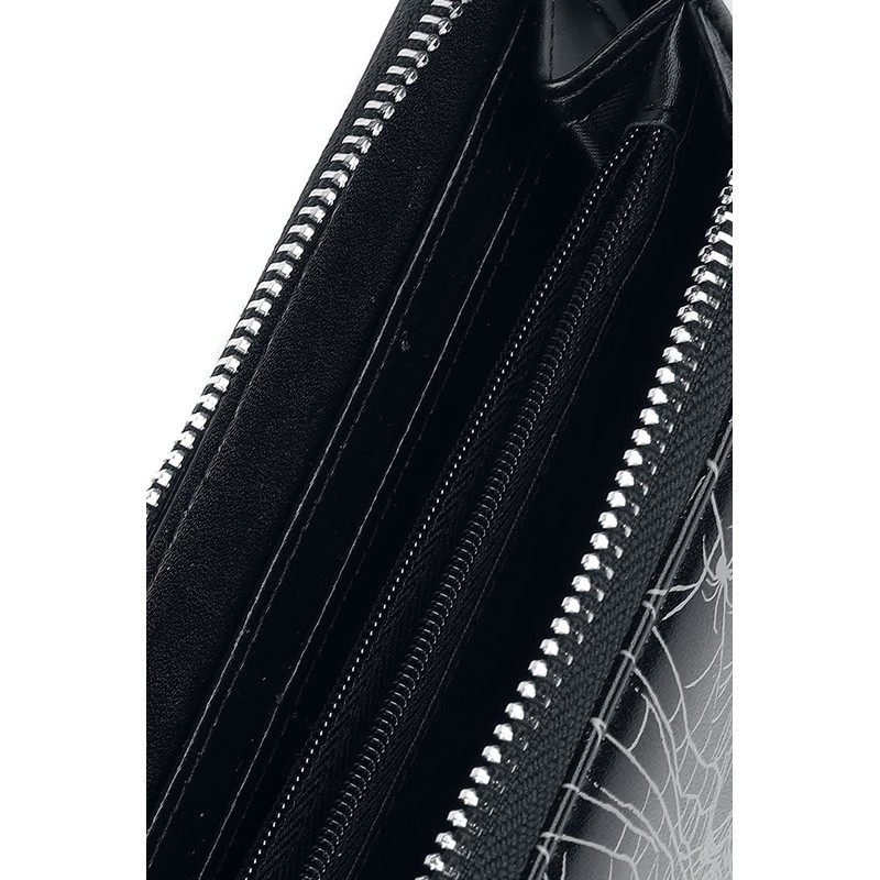 Banned Alternative Illusionary Women Purse Black Polyurethane, Polyester Gothic, Rockwear,