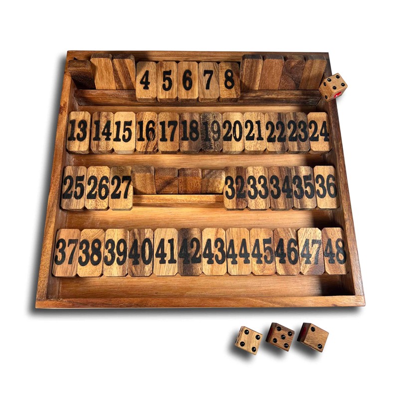 Shut The Box Game #1-48 - Advanced Version - Fun