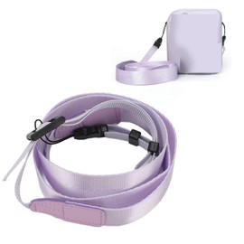 Universal Camera Shoulder Strap, Adjustable Length, Wide Comfortable Strap for DSLR and Mirrorless Cameras (Purple)