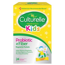 Culturelle Kids Regularity Probiotic  Fiber Dietary Supplement  Helps Restore Regularity  Maintain Smooth Digestion  Works Naturally with Childs Body 
