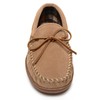Minnetonka Plaid Lined Hardsole - Moccasin Slippers for Men Made