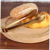 Mikinona 4 Pack 15cm Stainless Steel Food Serving Tongs Ice