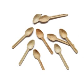 DISPOSABLE GREEN® | Pack of 25 SPOONS | DEEP HEAD | COMPOSTABLE, BIODEGREADABLE, ECO FRIENDLY| STRONG AND STURDY | 25 PCS