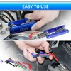 CCLIFE 2-Piece Bicycle Multifunctional Tool Mini Tool Foldable Repair Tool