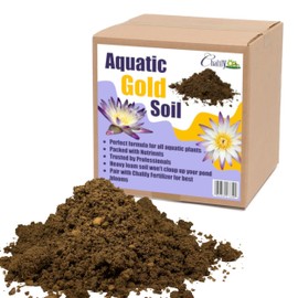Chalily Aquatic Gold Soil Perfect for Water Lilies, Lotus, and All Aquatic Plants Packed with Nutrients Aquatic Soil is Great for Pond Plants 16 quarts