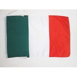 AZ FLAG Italy Flag 18'' x 12'' Cords - Italian Small Flags 30 x 45cm - Banner 18x12 in