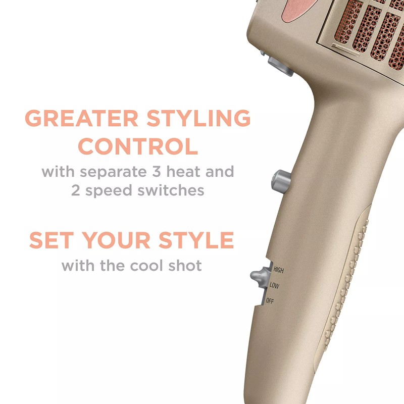 CONAIR SD12FF INFINITIPRO BY CONAIR 4-in-1 Frizz Free Styling Hair