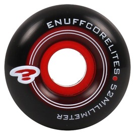 Enuff Corelites 52mm Black/Red Skateboard Wheels