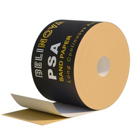 Belinova PSA Longboard Sandpaper 320-Grit 2-3/4in x 20 Yards Self Adhesive Stickyback PSA Sandpaper Roll PSA Sand Paper Rolls Aluminum Oxide Longboard Sand Paper Sanding Sheet