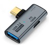 IVIVTOR USB C 2-in-1 Adapter - USB C to USB