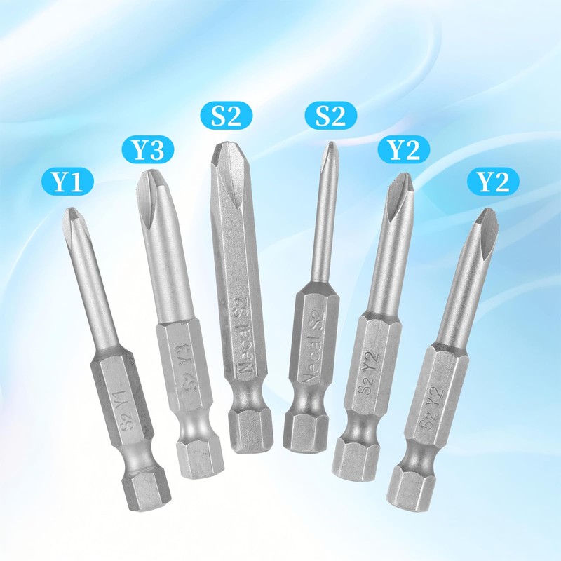 Triwing Screwdriver Bit Set 6 Sizes Y0 Y1 Y2 Y3