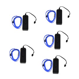 Gatuida 5pcs El Cold Light Wire Neon Light Accessories Interior Car Decoration Interior Car Light El Wire Rope Light Outdoor Decorative Lights Car Strip Lights Outdoor Rope Lights The Wire