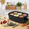 AEWHALE 3-in-1 Multifunctional Electric Grill,Electric Skillet Nonstick with Lids 1400W