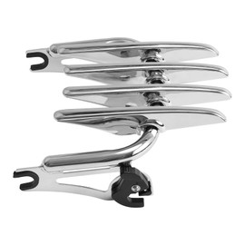 TCT-MOTORPARTS Stealth Luggage Rack Detachable for Harley Road King FLHR Street Glide FLHX 2009-2023; Road Glide FLTRX FLTRXS Special FLHXS '15-22; Custom FLTRX 10-13; CVO FLHXSE FLHT '19-22 Chrome