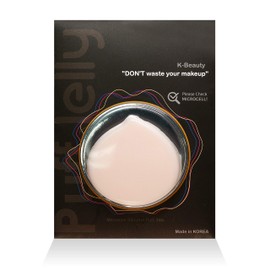 COSRAMY Premium Peach Silicone Cosmetic Puff- Easily Washable Blender for Foundation, BB Cream, Concealer, Sunscreen, Makeup Base, Blusher, Easy Clean. Microcell Surface Powder Puff