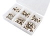 HALJIA 100PCS M5 T Slot Nuts, Carbon Steel Nickel-Plated T-Nut