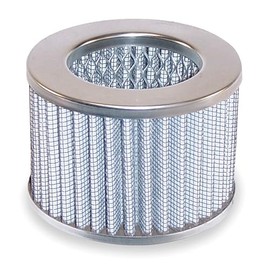 Solberg 843™ Polyester Filter Cartridge, Vacuum Pump, 2-3/4" Height, 2-3/8" Inner Diameter, 3-7/8" Outer Diameter, 55 SCFM, Made in the USA