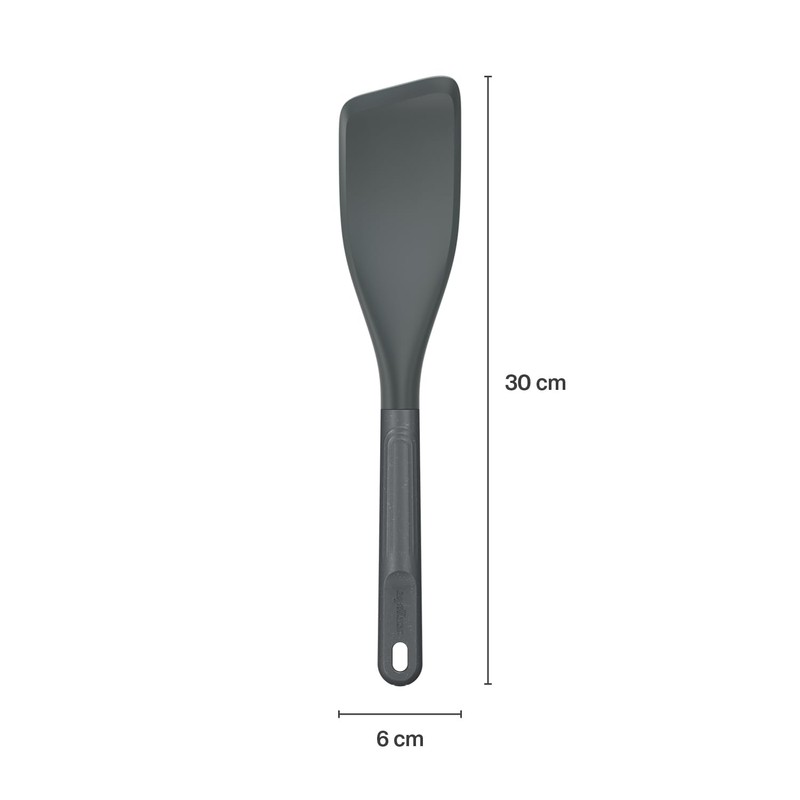 Zyliss E980236 Easy Lift Turner, Sustainable Wheatstraw/Silicone, Spatula for Cooking,