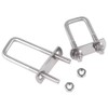 SYDARSYN M8 Square U-Bolt 30 mm Inner Width 60 mm