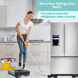 Furniture Sliders of 4 Metal Furniture Movers with 8 Wheels - Heavy Duty Furniture Lift Mover Tool Set of 750 lbs Load Capacity Easy Sliders Roller Dolly for Moving Cabinet Piano Appliances Sofa