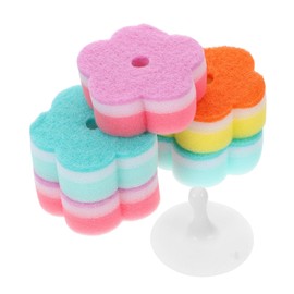 Mikinona 5pcs Scrubbing Sponge Dual Side Clean Sponge Reusable Dish Sponge Kitchen Cleaning Sponge Scrubber Household Sponge Scrub Sponges Kitchen Sponge Car Washable Dish Sponges Scrub Pad
