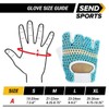 Send Sports Mesh Knit X Grip Training Gloves, STRONG GRIP
