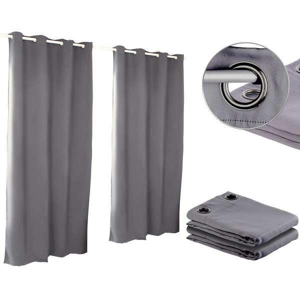 Carlo Milano Thermal curtain: set of 2 blackout curtains, width