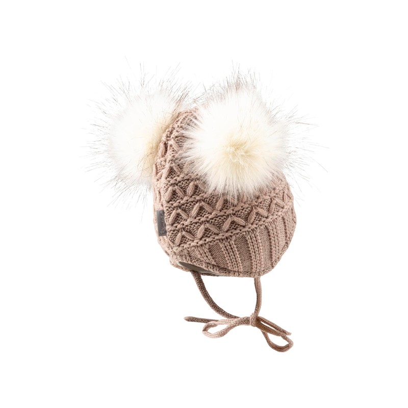 Sterntaler Knitted Cotton Hat (Organic) - GOTS Unisex Beanie, sand