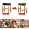 Lussenwert Stool Covers Rectangular Set of 2, Stretch Printed Vanity