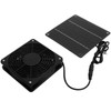 Solar Fan Effective Cooling Safety Protection Easily Install 3W 43.4CFM