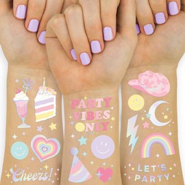 Leaves Tattoos, Unicorn Temporary Tattoo, Waterproof Children's Tattoos Stickers, Waterproof Tattoo Sticker for 6 7 8 9 Years Old